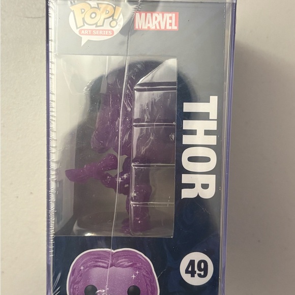 Funko Pop! Art Series #49 Thor Avengers Endgame Acrylic Case - Picture 4 of 6